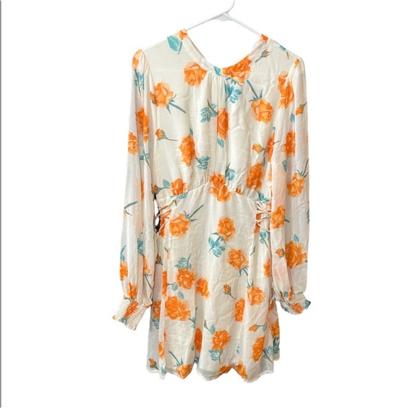 NWT Free People Samantha Lace Up Mini Dress Size Large - Picture 3 of 6